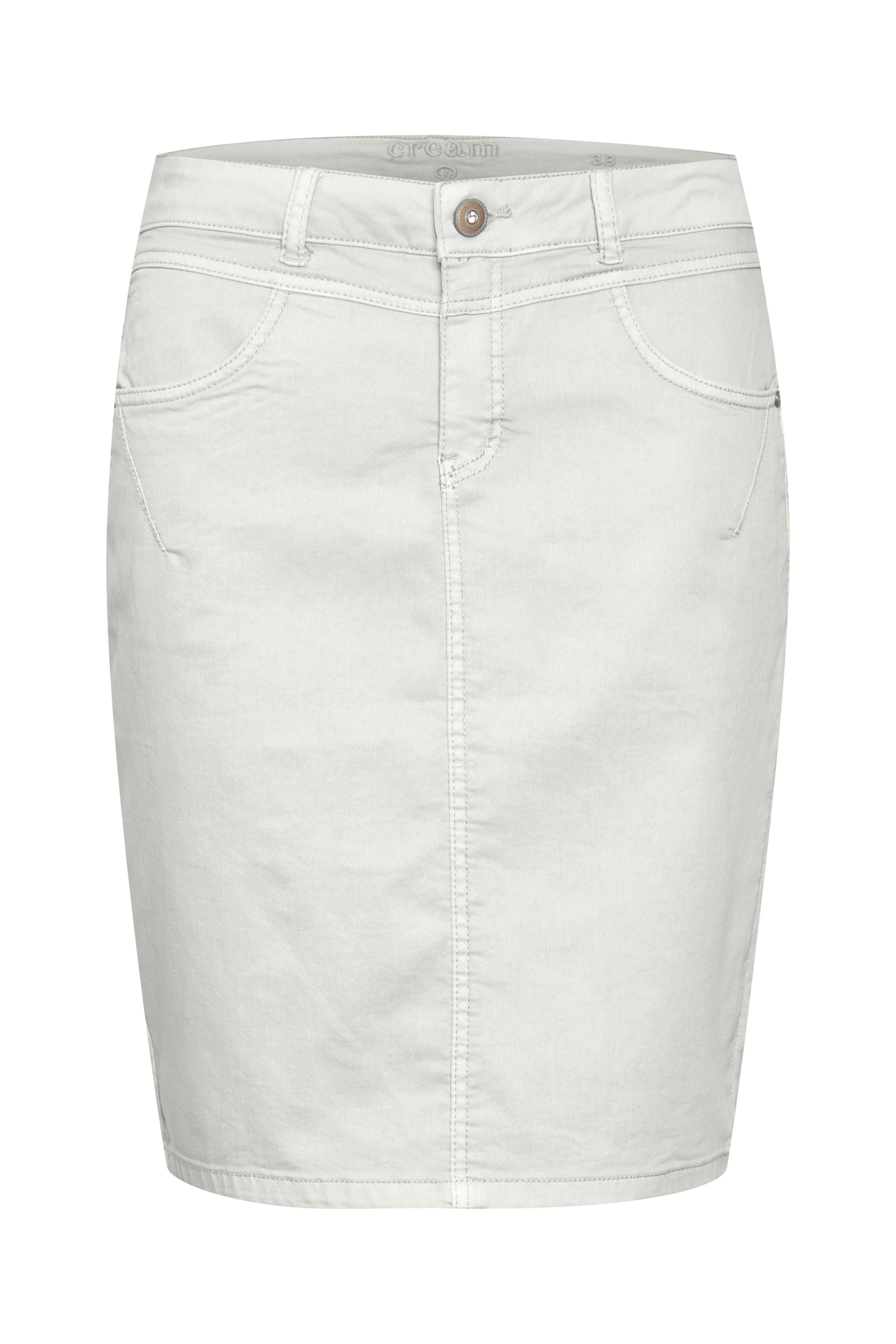 forvisning mønt erstatte Cream Amalie nederdel, stram hvid