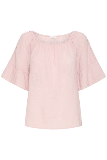 SBALEXA SOLID LACE BLOUSE