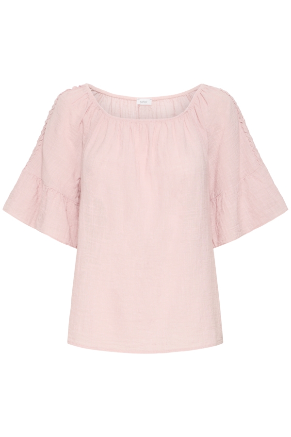 SBALEXA SOLID LACE BLOUSE