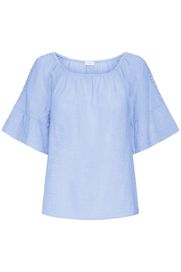 SBALEXA SOLID LACE BLOUSE