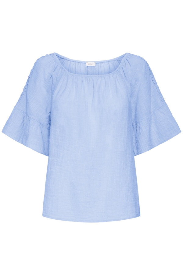 SBALEXA SOLID LACE BLOUSE