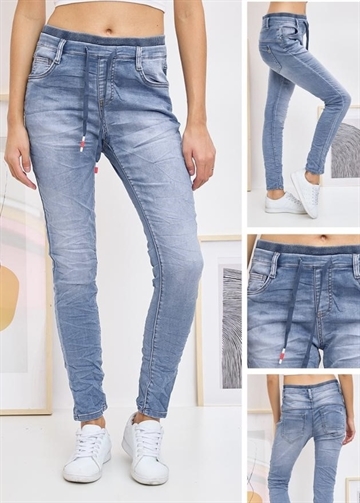 Marta jeans m snører