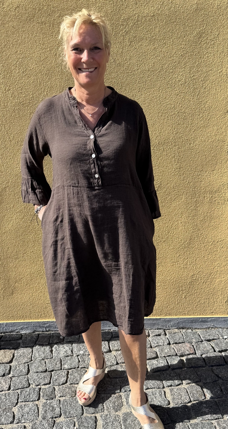 SBFONTANELLE PLACKET DRESS