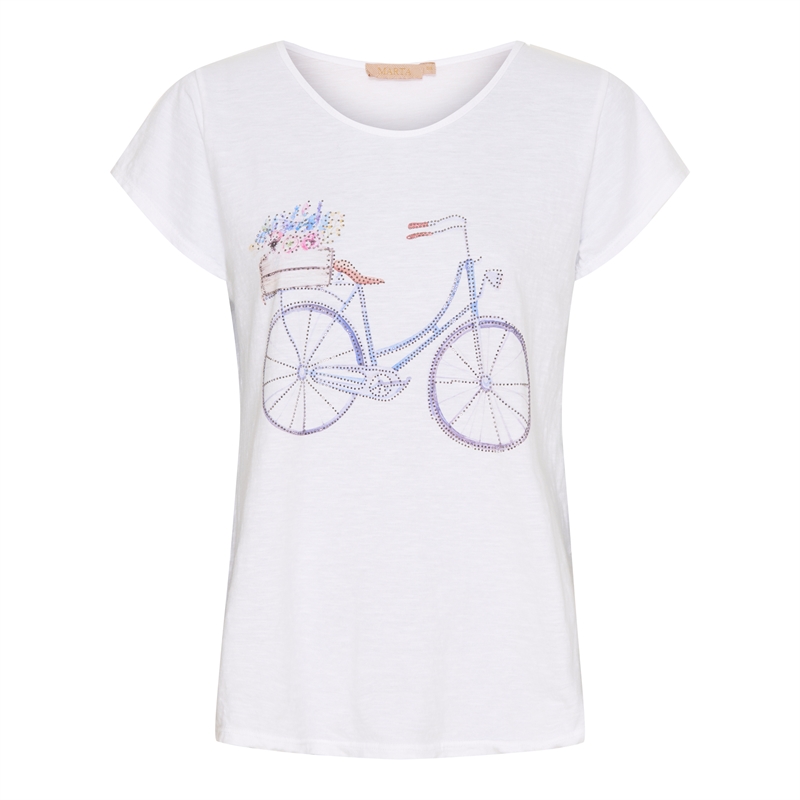 Marta t-shirt med cykel