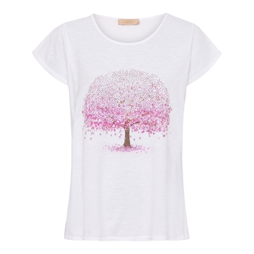 Marta t shirt med træ pink